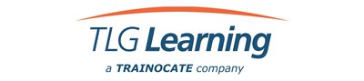 TLG Learning logo: A stylized blue and orange icon featuring the letters ‘TLG Learning' under an orange arch.