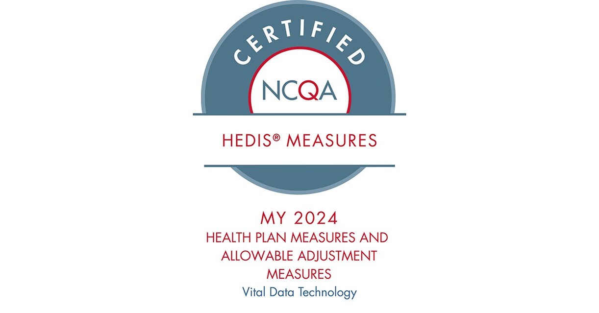 Vital Data Technology Achieves NCQA Certification for HEDIS