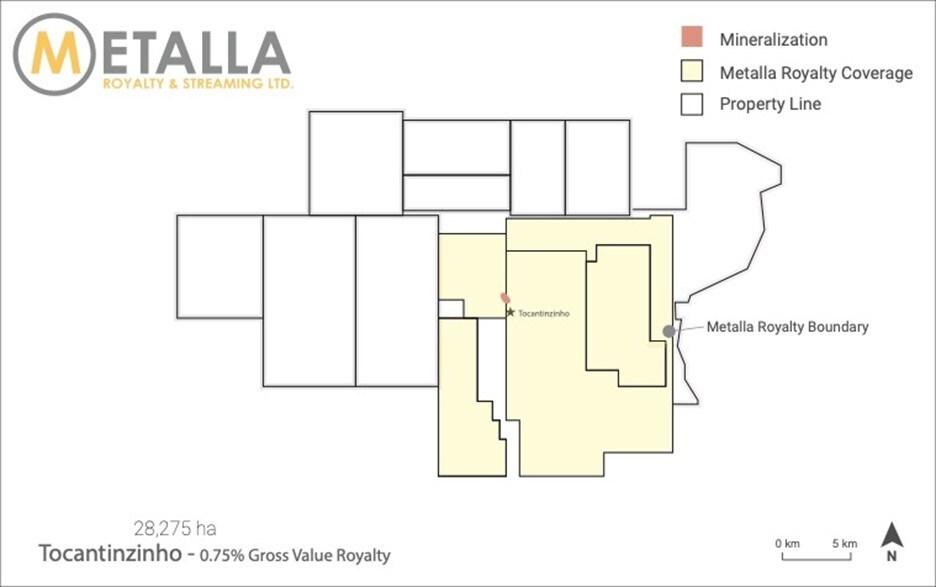 Royalty Map (CNW Group/Metalla Royalty & Streaming Ltd.) Royalty Map (CNW Group/Metalla Royalty & Streaming Ltd.)