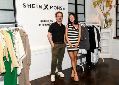 Laura Kim et Fernando Garcia de MONSE assistent au lancement de la collection SHEIN X MONSE Crédit : BFA