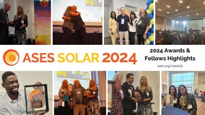 American Solar Energy Society Confers 2024 Awards to Celebrate Generations of Solar Achievement