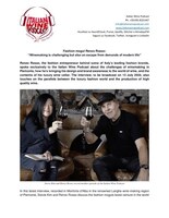 Italian Wine Podcast PR on interview with Renzo Rosso - PDF version
