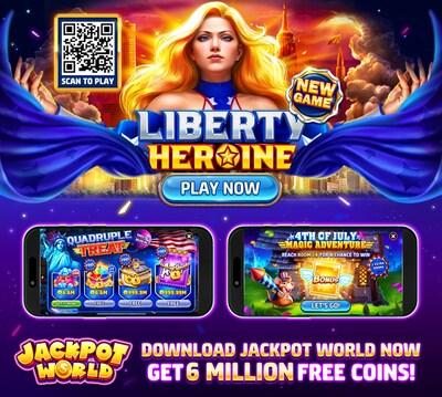 The New Slot "Liberty Heroine" and Spectacular Events Launched by Jackpot World