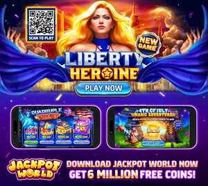 Jackpot World Celebrates Independence Day with Dazzling New Slot "Liberty Heroine" and Spectacular Events