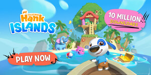 Outfit7's My Talking Hank: Islands Makes a Splash with over 10 Million Downloads, Tops Charts in 40+ Countries