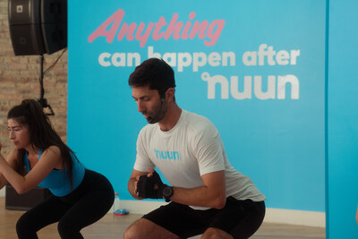Unexpectercise attendees participated in an undercover fitness workout with Nev Schulman from Catfish.