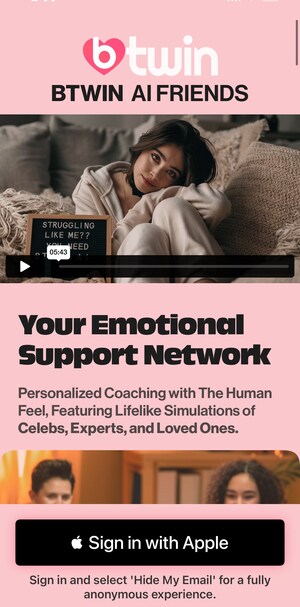 WakenAI Launches BTwin AI Friends, The First Emotional Support Network Inspired by Clones of Your Loved and Not-So-Loved Ones