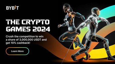 Concorra, negocie e comemore as criptomoedas nos jogos de criptomoedas inspirados no atletismo da Bybit (PRNewsfoto/Bybit)