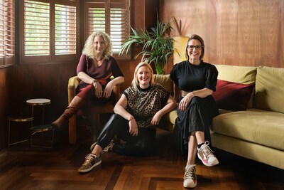 Hey Savi founders (from left to right): Angela Vinci, Sarah Daniel, Victoria Peppiatt