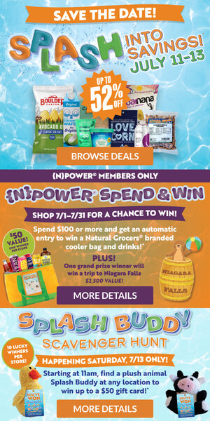 Natural Grocers®  Celebrates Summer With 'Splash into Savings' Event: July 11 - 13, 2024