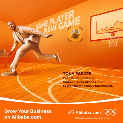 Olympian and Four-time NBA Champion Tony Parker Named as Face of Alibaba.com's Olympic Games Paris 2024 Campaign