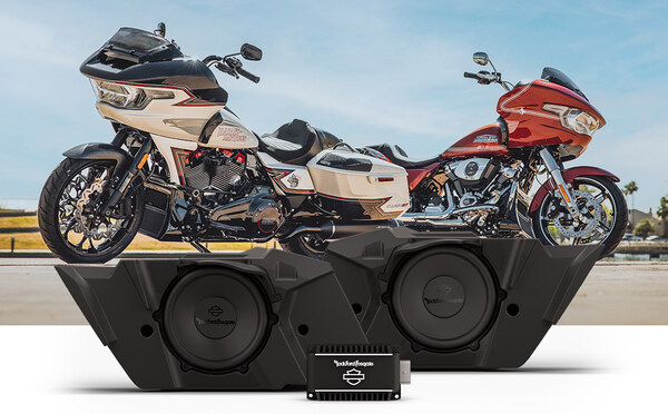 Presentamos el nuevo sistema de audio Harley-Davidson® con tecnología de subwoofer Rockford Fosgate® 2024.