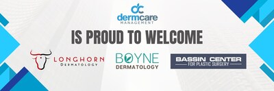 DermCare Management welcomes 3 new practices partners