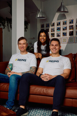 Reins founders from left, Alex Sopinka, Sarah Khuwaja and Chris Buttenham.