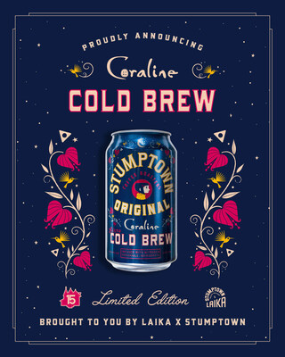 Stumptown Coffee releases limited edition Coraline Cold Brew in partnership with LAIKA