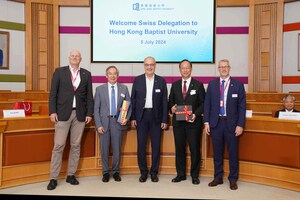 Official Swiss delegation experiences new frontiers in art tech at HKBU