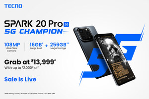 The Ultimate 5G ka Champion - TECNO SPARK 20 Pro 5G Goes on Sale Today
