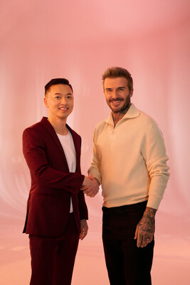 左:楊聖武,David Beckham 左:楊聖武,David Beckham