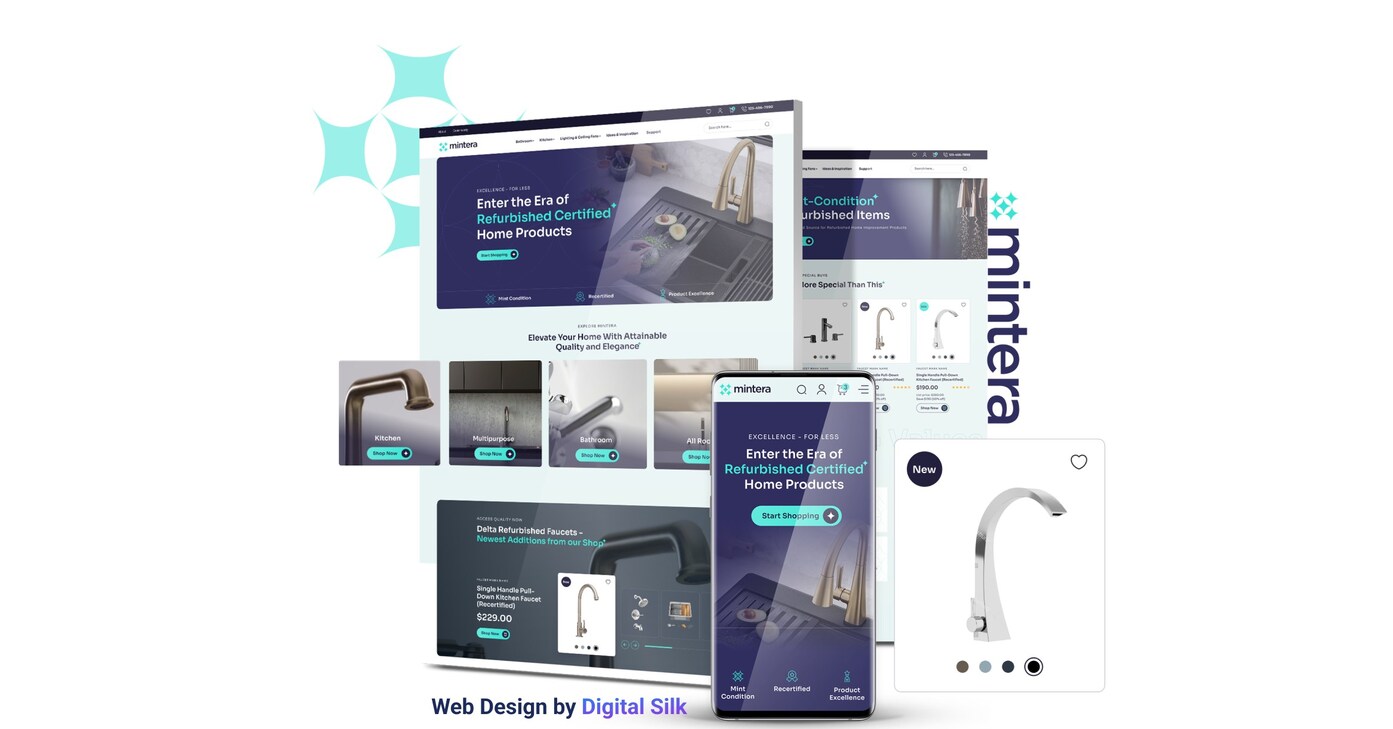 Digital Silk Redefines Home Improvement Shopping with Mintera’s Custom Shopify Website