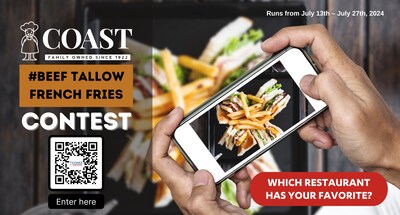 Coast Packing's 7th Annual #BeefTallowFrenchFries Contest