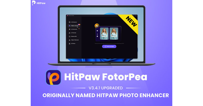 Big Update! HitPaw FotorPea (formerly HitPaw Photo Enhancer) V3.4.1 Introduces Exciting New Photo Features