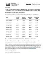 CUL Q3 2024 Dividend (CNW Group/Canadian Utilities Limited)