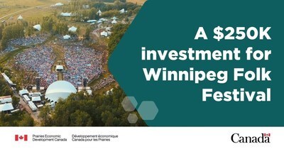 A $250K investment for Winnipeg Folk Festival (CNW Group/Prairies Economic Development Canada)