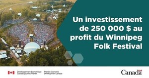 Le ministre Vandal annonce un investissement fédéral au profit du Winnipeg Folk Festival