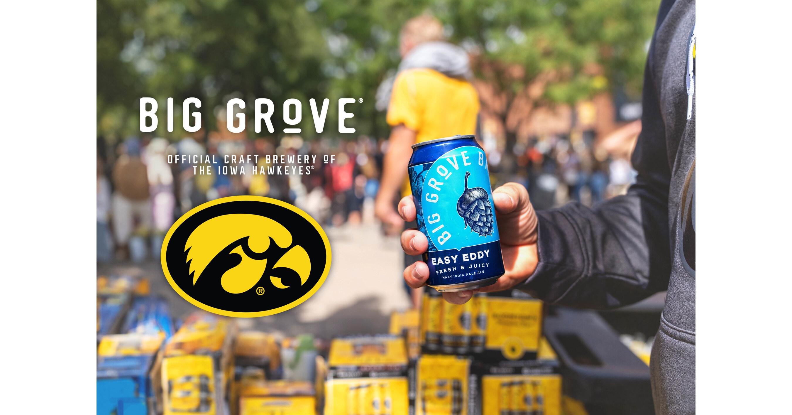 Big Grove Named an Official Craft Brewery of University of Iowa Athletics