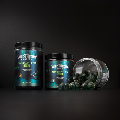 "Experience the deep tranquility with Wild Theory CBD Co.'s 15mg Delta-9 THC Abyss Gummies – a perfect blend for ultimate relaxation."