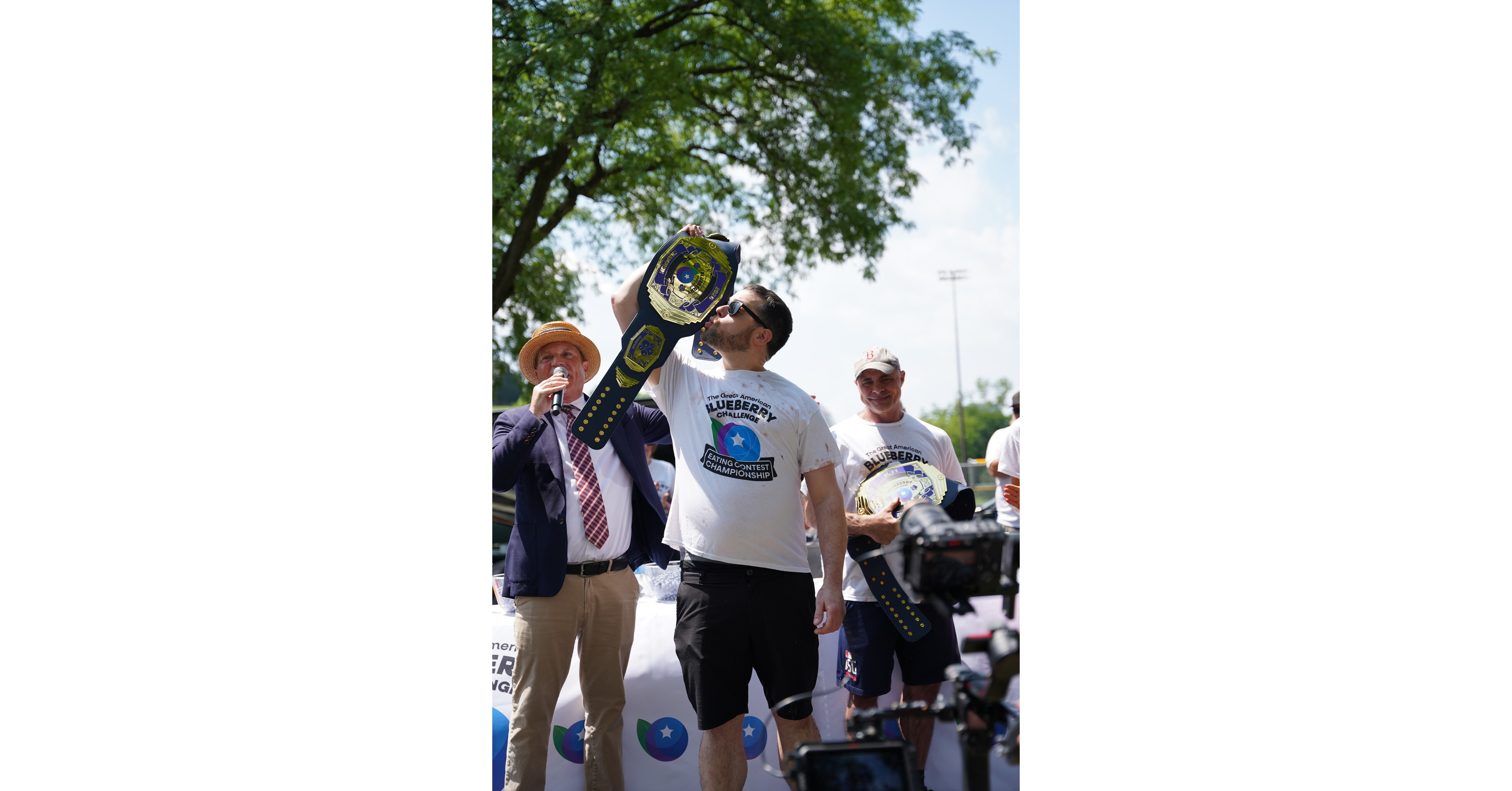 The Great American Blueberry Challenge Inspires Blueberry Fanatics--and  Professional Competitive Eaters--to Win Big for National Blueberry Month