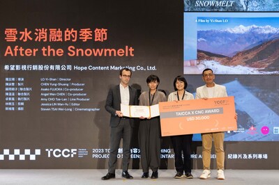 The documentary After the Snowmelt won the grand prize, "TAICCA X CNC AWARD", in TCCF 2023