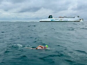 16-Year-Old Marathon Swimmer Maya Merhige Successfully Swims the English Channel and Raises More than $100,000 to Fight Cancer