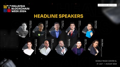 MALAYSIAN BLOCKCHAIN WEEK (MYBW) 2024 - SPEAKERS HIGHLIGH (PRNewsfoto/Malaysia Blockchain Week (MYBW))