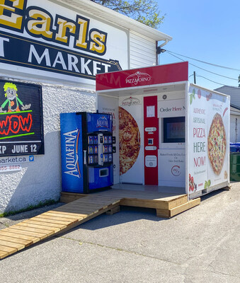 PizzaForno Becomes First-to-Market in Manitoba with New Automated Pizzeria (CNW Group/PizzaForno)