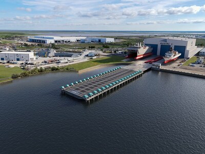 Austal USA's latest final assembly expansion (FA2) rendering