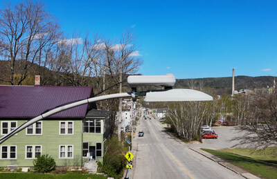 Small cell intelligent infrastructure installation. Town of Rumford, Maine. 2024