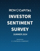 REAL ESTATE INVESTOR SENTIMENT JUMPS 16% ACCORDING TO NEW RCN CAPITAL INVESTOR SENTIMENT INDEX