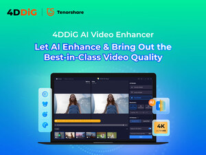 4DDiG Video Enhancer Release - Enhance, Upscale, Sharpen Video All in One Place