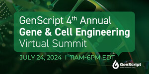 GenScript Announces 4th Annual Gene &amp; Cell Engineering Virtual Summit