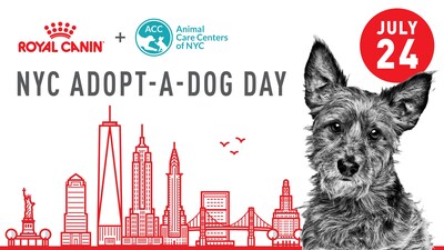 Royal Canin Covering Adoption Fees at Animal Care Centers of NYC (ACC) in Celebration of NYC Adopt-A-Dog Day
