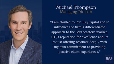 Michael Thompson, Managing Director of IEQ Capital