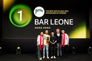 香港のバー「 BAR LEONE 」が、 Perrier 後援の「 ASIA'S 50 BEST BARS 2024 」のリストで、 THE BEST BAR IN ASIA に選ばれました