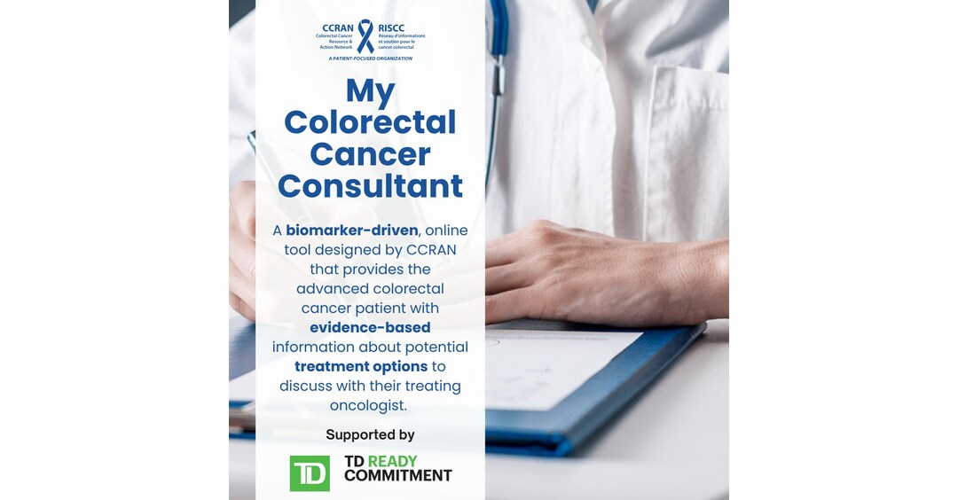 “My Colorectal Cancer Advisor”: la innovadora herramienta en línea de CCRAN recibe financiación de TD Bank Group