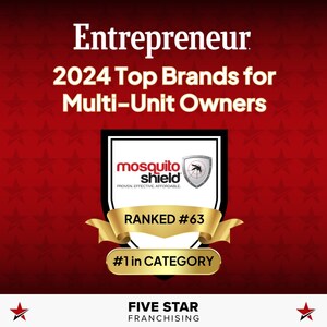 Mosquito Shield named No. 1 pest control franchise by Entrepreneur Magazine