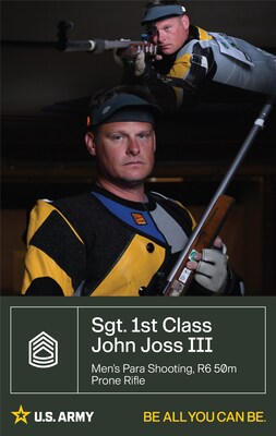 Sgt. 1st Class John Joss III (11C, Indirect Fire Infantryman) joined the Army in 2004, but it wasn’t until 2017 that he joined WCAP to pursue his dreams as a marksman. After competing in Tokyo, he is returning to the world stage to compete in the R6 50m Prone Rifle event in Paris.