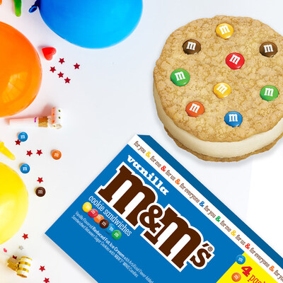 In honor of M&M’S® Ice Cream's 25th birthday, the brand is offering fans “Funsurance” to continue to make all birthday celebrations a little bit sweeter. (PRNewsfoto/Mars, Incorporated)