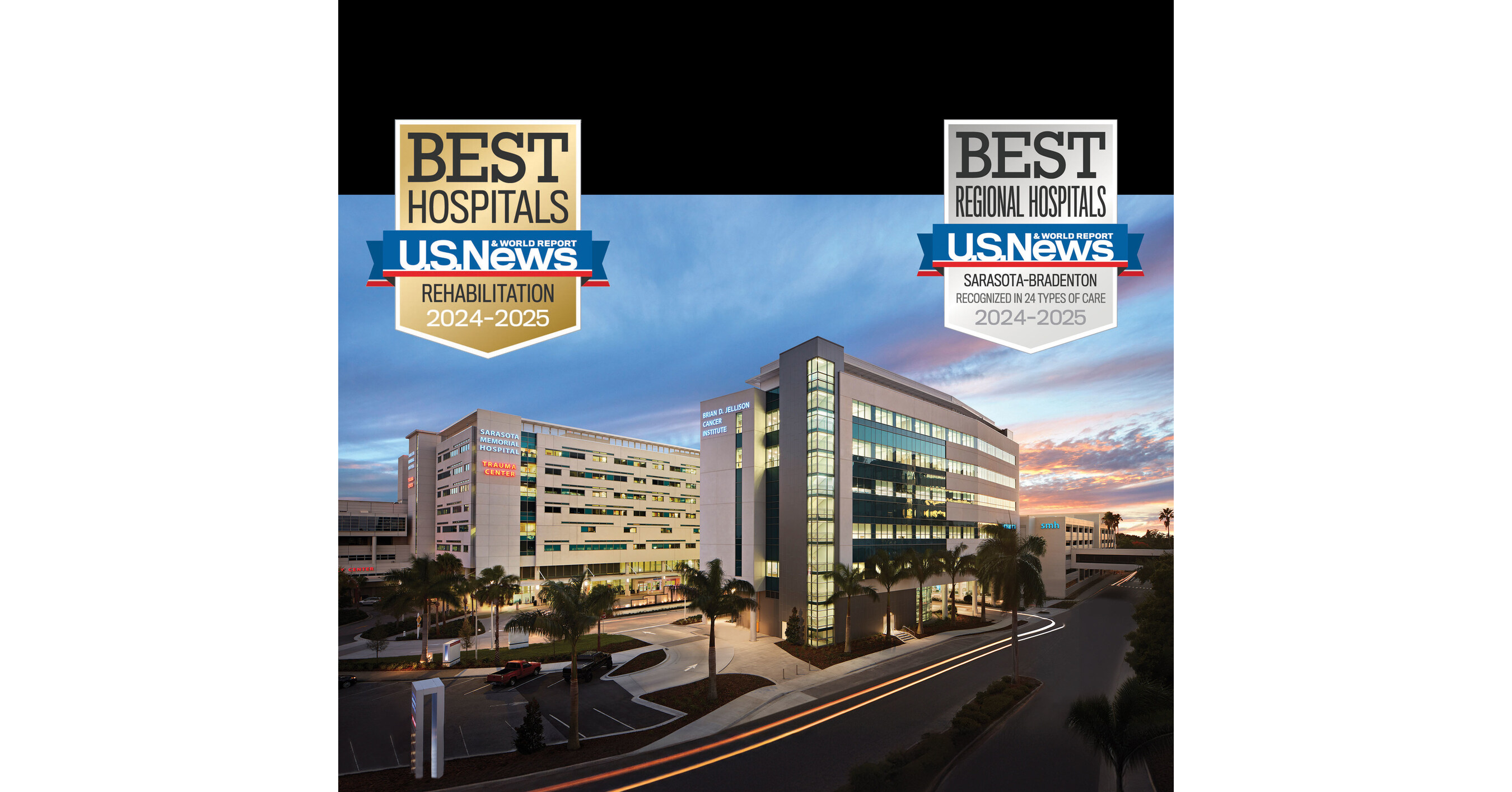 U.S. News Ranks Sarasota Memorial Among Nation’s Best Hospitals