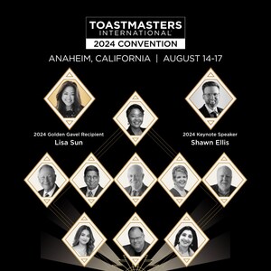Toastmasters Announces Speakers for 2024 Convention