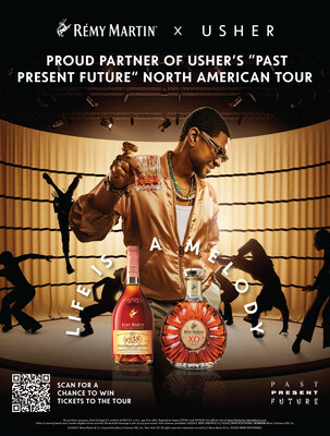 RÉMY MARTIN BECOMES EXCLUSIVE SPIRITS PARTNER OF USHER’S “PAST PRESENT FUTURE” NORTH AMERICAN TOUR